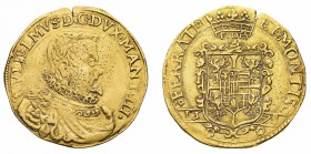 Monete di Zecche Italiane
Casale
Guglielmo Gonzaga Duca di Mantova e del Monferrato (1575-1587) - 2 Doppie 1578 - Diritto: busto drappeggiato e cora...