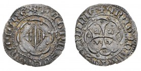 Monete di Zecche Italiane
Regno d'Aragona e di Sardegna
Pietro IV (1336-1387) - Reale o Alfonsino - Zecca: Villa di Chiesa (Iglesias) - Diritto: ste...