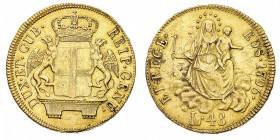 Monete di Zecche Italiane
Repubblica di Genova 
Governo dei Dogi Biennali (1528-1797) - 48 Lire 1796 - Zecca: Genova - Diritto: due grifoni reggono ...
