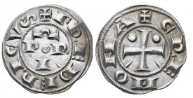 Monete di Zecche Italiane
Cremona
Comune (1150-1330) - Monetazione al nome di Federico II Imperatore - Grosso - Diritto: legenda entro contorno cirr...