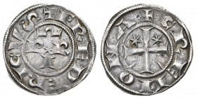 Monete di Zecche Italiane
Cremona
Comune (1150-1330) - Monetazione al nome di Federico II Imperatore - Grosso - Diritto: legenda entro contorno circ...