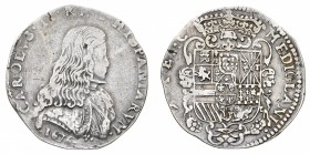 Monete di Zecche Italiane
Ducato di Milano
Carlo II di Spagna (1665-1700) - Filippo 1676 - Zecca: Milano - Diritto: busto paludato e corazzato di Ca...