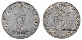 Monete di Zecche Italiane
Repubblica di Venezia
Pietro Lando (1539-1545) - Mocenigo o Lira - Zecca: Venezia - Diritto: il Doge genuflesso riceve da ...