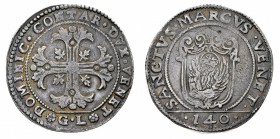 Monete di Zecche Italiane
Repubblica di Venezia
Domenico Contarini (1659-1675) - Scudo della Croce da 140 Soldi - Zecca: Venezia - Diritto: croce fo...