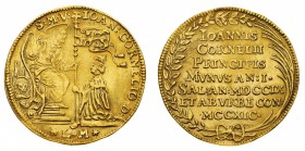 Monete di Zecche Italiane
Repubblica di Venezia
Giovanni II Corner (1709-1722) - Osella in oro da 4 Zecchini 1709 Anno I - Zecca: Venezia - Diritto:...