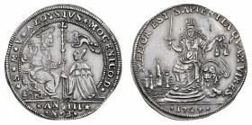Monete di Zecche Italiane
Repubblica di Venezia
Alvise III Mocenigo (1722-1732) - Osella 1724 Anno II - Zecca: Venezia - Diritto: il Doge genuflesso...