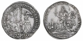 Monete di Zecche Italiane
Repubblica di Venezia
Alvise III Mocenigo (1722-1732) - Osella 1724 Anno II - Zecca: Venezia - Diritto: il Doge genuflesso...