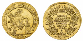 Monete di Zecche Italiane
Repubblica di Venezia
Pietro Grimani (1741-1752) - Osella in oro da 4 Zecchini 1749 Anno IX - Zecca: Venezia - Diritto: Sa...