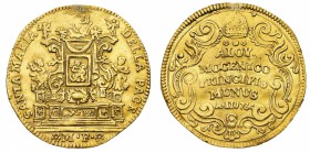 Monete di Zecche Italiane
Repubblica di Venezia
Alvise IV Mocenigo (1763-1778) - Osella in oro da 4 Zecchini 1764 Anno II - Zecca: Venezia - Diritto...