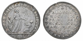 Monete di Zecche Italiane
Repubblica di Venezia
Alvise IV Mocenigo (1763-1779) - Osella 1768 Anno VI - Zecca: Venezia - Diritto: San Girolamo Emilia...