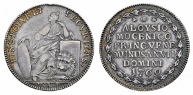 Monete di Zecche Italiane
Repubblica di Venezia
Alvise IV Mocenigo (1763-1779) - Osella 1769 Anno VII - Zecca: Venezia - Diritto: figura femminile, ...