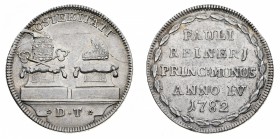 Monete di Zecche Italiane
Repubblica di Venezia
Paolo Renier (1779-1789) - Osella 1782 Anno IV - Zecca: Venezia - Diritto: triregno con chiavi decus...