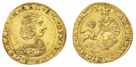 Monete di Zecche Italiane
Ducato di Modena e Reggio
Francesco I d'Este (1629-1658) - 4 Scudi d'oro senza data - Zecca: Modena - Diritto: busto coraz...