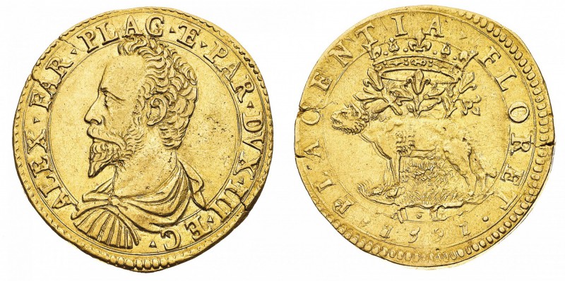Monete di Zecche Italiane
Ducato di Parma e Piacenza
Alessandro Farnese (1586-...