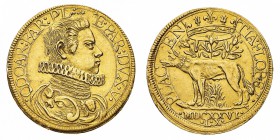 Monete di Zecche Italiane
Ducato di Parma e Piacenza
Odoardo Farnese (1622-1646) - 2 Doppie 1626 - Zecca: Piacenza - Diritto: busto corazzato del Du...