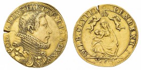 Monete di Zecche Italiane
Ducato di Parma e Piacenza
Odoardo Farnese (1622-1646) - 2 Doppie 1639 - Zecca: Parma - Diritto: busto paludato e corazzat...
