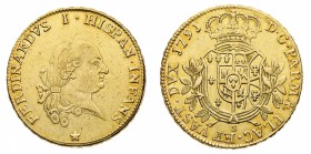 Monete di Zecche Italiane
Ducato di Parma e Piacenza
Ferdinando I di Borbone (1765-1802) - 8 Doppie 1791 - Zecca: Parma - Diritto: effigie di Ferdin...