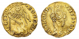 Monete di Zecche Italiane
Bologna
Monetazione autonoma (1376-1401) - Bolognino - Diritto: leone rampante a sinistra con un vessillo fra le zampe - R...