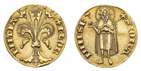 Monete di Zecche Italiane
Firenze
Repubblica (1189-1532) - Fiorino databile al I Semestre 1327 - Zecca: Firenze - Diritto: giglio fiorentino - Roves...