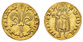 Monete di Zecche Italiane
Firenze
Repubblica (1189-1532) - Fiorino databile al II Semestre 1362 - Zecca: Firenze - Diritto: giglio fiorentino - Rove...