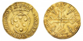 Monete di Zecche Italiane
Firenze
Alessandro de' Medici Duca (1532-1537) - Scudo d'oro - Zecca: Firenze - Diritto: stemma coronato - Rovescio: croce...