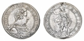 Monete di Zecche Italiane
Granducato di Toscana
Cosimo II de' Medici (1608-1621) - Piastra 1613 - Zecca: Firenze - Diritto: busto drappeggiato e cor...