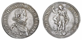 Monete di Zecche Italiane
Granducato di Toscana
Ferdinando II de' Medici (1621-1670) - Piastra 1628 - Zecca: Firenze - Diritto: busto drappeggiato e...