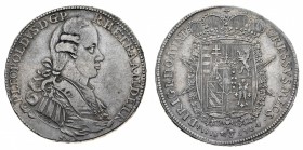 Monete di Zecche Italiane
Granducato di Toscana
Pietro Leopoldo di Lorena (1765-1790) 1784 - Francescone - Zecca: Firenze - Diritto: effigie del Gra...