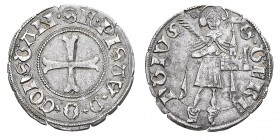 Monete di Zecche Italiane
Pesaro
Costanzo I Sforza, Signore (1473-1483) - Terzo di Grosso - Zecca: Pesaro - Diritto: croce patente - Rovescio: San T...