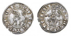 Monete di Zecche Italiane
Stati Pontifici
Senato Romano (1184-1439 ca.) - Grosso anonimo (XIII secolo) - Zecca: Roma - Diritto: leone in cammino ver...