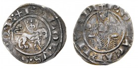Monete di Zecche Italiane
Stati Pontifici
Senato Romano (1184-1439 ca.) - Carlo d'Angiò (1263-1266) - Mezzo Grosso - Zecca: Roma - Diritto: leone in...