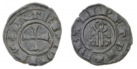 Monete di Zecche Italiane
Stati Pontifici
Sede Vacante (1268-1271) - Denaro Paparino - Zecca: Viterbo - Diritto: croce patente - Rovescio: due chiav...