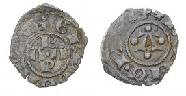 Monete di Zecche Italiane
Stati Pontifici
Gregorio XI (1370-1378) - Denaro o Picciolo - Zecca: Bologna - Diritto: la lettere P A A P disposte a croc...