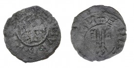 Monete di Zecche Italiane
Stati Pontifici
Urbano VI (1378-1389) - Denaro paparino - Zecca del Patrimonio - Diritto: croce patente - Rovescio: due ch...