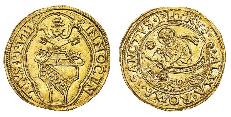 Monete di Zecche Italiane
Stati Pontifici
Innocenzo VIII (1484-1492) - Ducato ...
