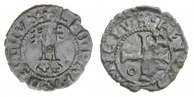Monete di Zecche Italiane
Stati Pontifici
Leone X (1513-1521) - Denaro - Zecca: Avignone - Diritto: le chiavi in palo - Rovescio: croce patente - gr...