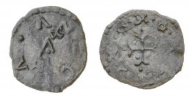 Monete di Zecche Italiane
Stati Pontifici
Gregorio XIII (1572-1585) - Mezzo Quattrino 1574 - Zecca: Ancona - Diritto: data - Rovescio: croce - gr. 0...