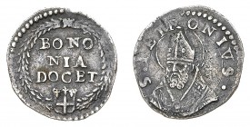 Monete di Zecche Italiane
Stati Pontifici
Paolo V (1605-1621) - Mezzo Carlino - Zecca: Bologna - Diritto: legenda su tre righe entro corona - Rovesc...