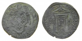 Monete di Zecche Italiane
Stati Pontifici
Urbano VIII (1623-1644) - Mezzo Baiocco 1625, Anno II - Zecca: Roma - Diritto: stemma sormontato dalle chi...
