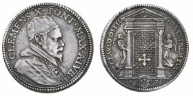 Monete di Zecche Italiane
Stati Pontifici
Clemente X (1670-1676) - Testone Giubilare 1675 - Zecca: Roma - Diritto: effigie del Papa a destra - Roves...