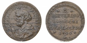 Monete di Zecche Italiane
Stati Pontifici
Insieme di 3 Madonnine e 2 Sampietrini - Sono presenti: 2 1/2 Baiocchi 1796 Perugia, 1796 San Severino e 1...