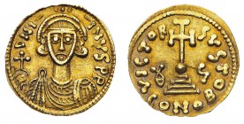 Monete di Zecche Italiane
Benevento
Gisulfo II (742-752) - Solido - Diritto: busto diademato e drappeggiato del Duca di fronte con il globo cruciger...
