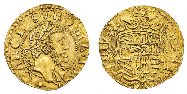 Monete di Zecche Italiane
Regno di Napoli
Carlo V Imperatore (1516-1556) - Duc...