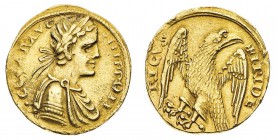 Monete di Zecche Italiane
Regno di Sicilia
Federico II di Svevia (1198-1250) - Augustale - Zecca: Messina - Diritto: busto laureato, corazzato e dra...