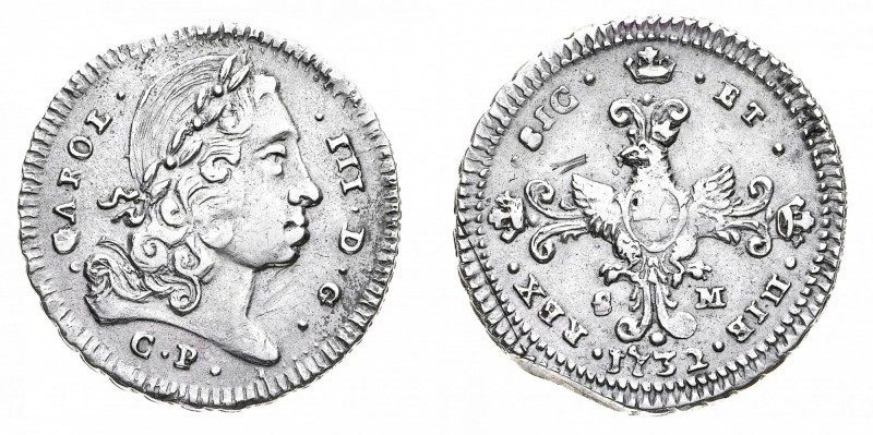 Monete di Zecche Italiane
Regno di Sicilia
Carlo III d'Asburgo (1720-1734) - 3...