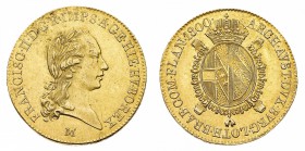 Antichi Stati Italiani
Ducato di Milano - Restaurazione Austro-Russa
Francesco II d'Asburgo (1798-1805) - Sovrana 1800 - Zecca: Milano - Diritto: ef...