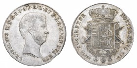 Antichi Stati Italiani
Granducato di Toscana
Leopoldo II di Lorena (1824-1859) - Francescone da 10 Paoli 1856 - Zecca: Firenze - Diritto: effigie de...