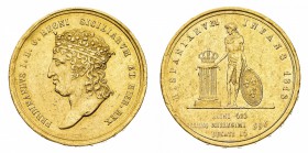 Antichi Stati Italiani
Regno delle Due Sicilie
Ferdinando I di Borbone (1816-1825) - 15 Ducati 1818 - Zecca: Napoli - Diritto: effigie coronata del ...