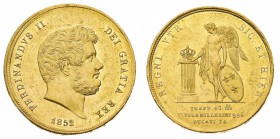 Antichi Stati Italiani
Regno delle Due Sicilie
Ferdinando II di Borbone (1830-1859) - 30 Ducati 1852 - Zecca: Napoli - Diritto: effigie del Re a des...