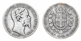 Regno di Sardegna
Vittorio Emanuele II (1849-1861)
Insieme di n. 5 esemplari da 2 Lire senza ripetizioni - Sono presenti: 1850Ge, 1852To, 1853To, 18...